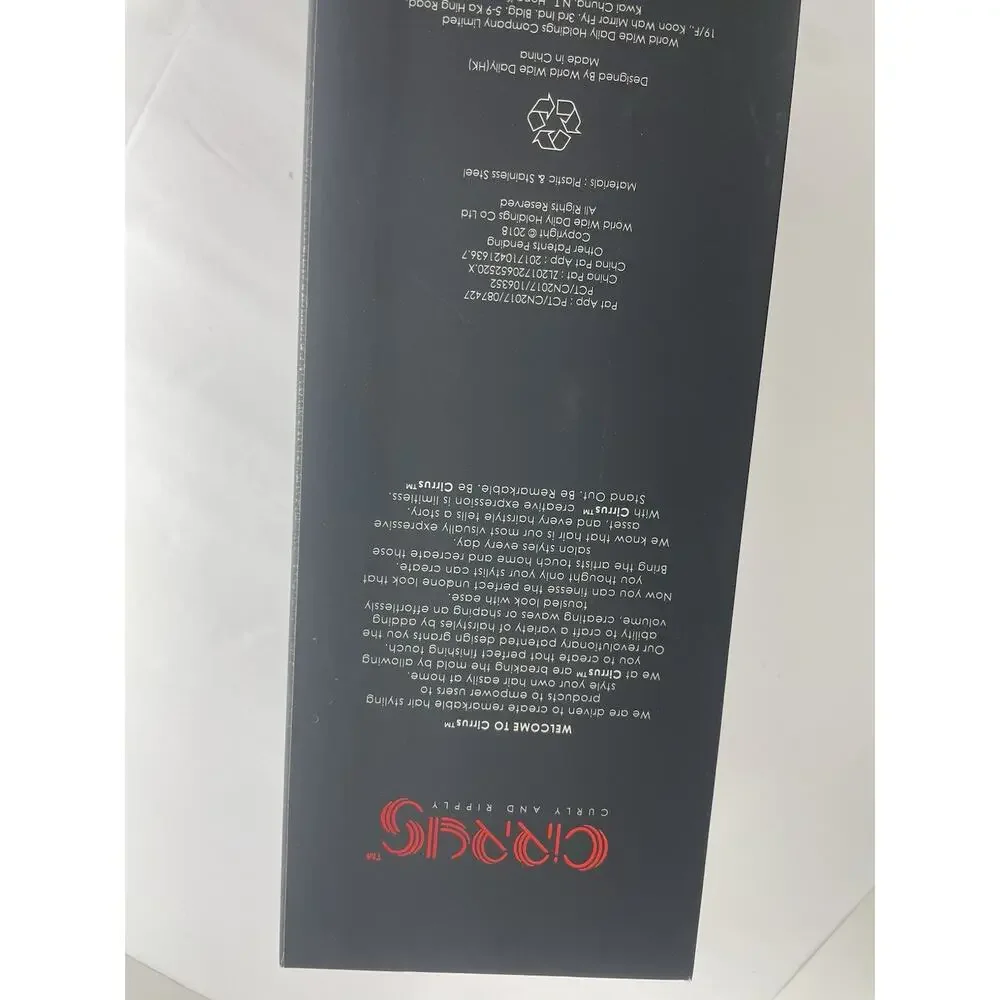 Cirrus Curly & Ripply Styling Waver 3 Way Hair Tool No Heat or Electrcity NEW